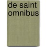 De Saint omnibus door Charteris