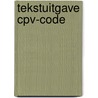 Tekstuitgave CPV-code door Onbekend