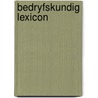 Bedryfskundig lexicon by Unknown