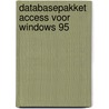 Databasepakket Access voor Windows 95 door P. Jordens