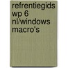 Refrentiegids WP 6 NL/Windows Macro's door Sluman