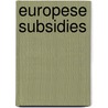 Europese subsidies by Kluytmans