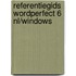 Referentiegids Wordperfect 6 NL/Windows