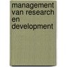 Management van research en development by Roussel