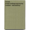 Novaa onderzoeksprogramma midden- kleinbedryf door Onbekend
