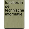 Functies in de technische informatie door Onbekend