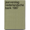Jaarverslag nederlandsche bank 1987 door Onbekend