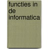 Functies in de informatica door Onbekend