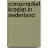 Consumptief krediet in nederland