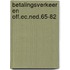 Betalingsverkeer en off.ec.ned.65-82