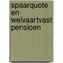 Spaarquote en welvaartvast pensioen