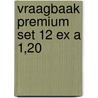 Vraagbaak premium set 12 ex a 1,20 door Onbekend