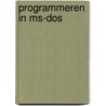 Programmeren in ms-dos by Wolverton