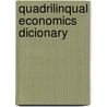 Quadrilinqual economics dicionary by Alwine de Jong