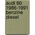 Audi 80 1986-1991 benzine diesel