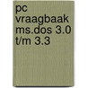 Pc vraagbaak ms.dos 3.0 t/m 3.3 by Moreau