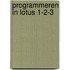 Programmeren in lotus 1-2-3