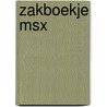 Zakboekje msx by Utteren