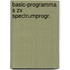 Basic-programma s zx spectrumprogr.