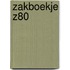 Zakboekje z80
