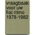 Vraagbaak voor uw fiat ritmo 1978-1982