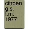 Citroen g.s. t.m. 1977 by Kirstie Ball