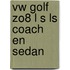 Vw golf zo8 l s ls coach en sedan