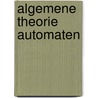 Algemene theorie automaten door Schuh