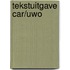 Tekstuitgave CAR/UWO