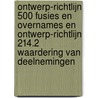 Ontwerp-Richtlijn 500 Fusies en overnames en Ontwerp-Richtlijn 214.2 Waardering van deelnemingen door Raad voor de Jaarverslaggeving