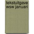 Tekstuitgave wsw januari