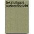 Tekstuitgave ouderenbeleid