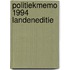 Politiekmemo 1994 landeneditie