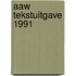 Aaw tekstuitgave 1991