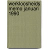 Werkloosheids memo januari 1990 by Riegen