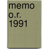 Memo o.r. 1991 door Onbekend