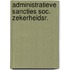Administratieve sancties soc. zekerheidsr.