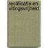 Rectificatie en uitingsvrijheid
