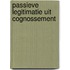 Passieve legitimatie uit cognossement