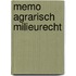 Memo agrarisch milieurecht