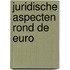 Juridische aspecten rond de euro