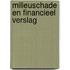 Milieuschade en financieel verslag