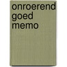 Onroerend goed memo door Zwinkels