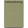 Ordehandhaving door B.M.J. van der Meulen