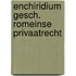 Enchiridium gesch. romeinse privaatrecht