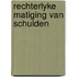 Rechterlyke matiging van schulden