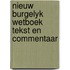 Nieuw burgelyk wetboek tekst en commentaar