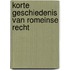 Korte geschiedenis van romeinse recht