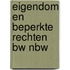 Eigendom en beperkte rechten bw nbw