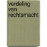 Verdeling van rechtsmacht